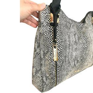 Jessica Simpson Faux Leather Snakeskin Hobo / Tote / Bag with flat strap
